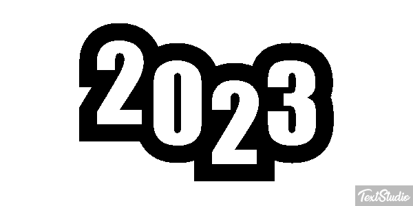 2023 Текстовый эффект