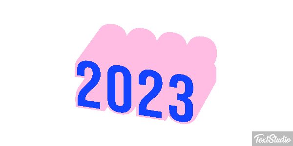 2023 Текстовый эффект