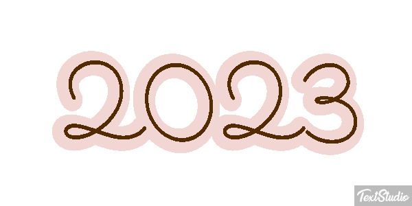 2023 Текстовый эффект