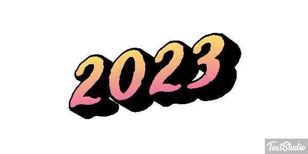 2023 Текстовый эффект