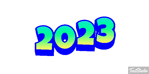 2023 Текстовый эффект