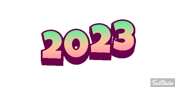 2023 Текстовый эффект