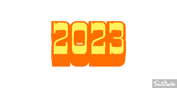 2023 Текстовый эффект