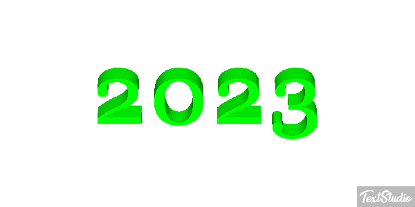 2023 Текстовый эффект