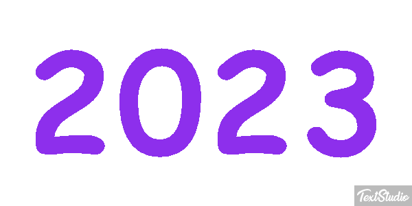 2023 Текстовый эффект