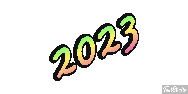 2023 Текстовый эффект