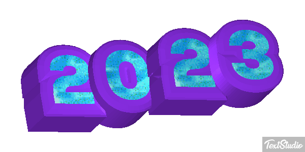 2023 Текстовый эффект