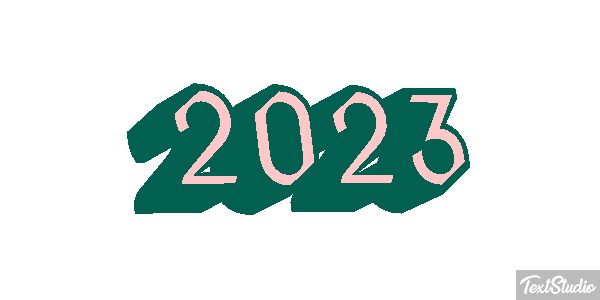 2023 Текстовый эффект
