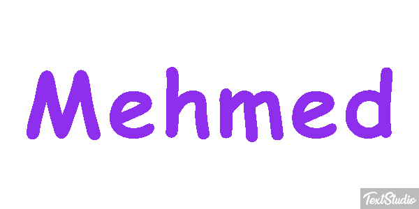 Mehmed Efecto de texto