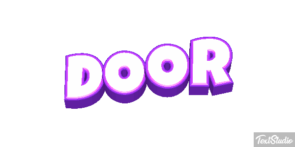 Door Text effect