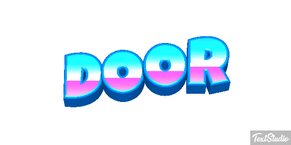 Door Text effect