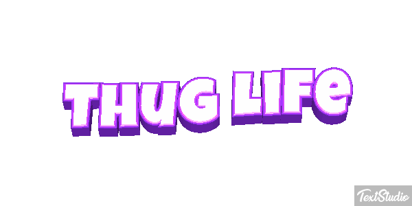 Thug Life Text effect