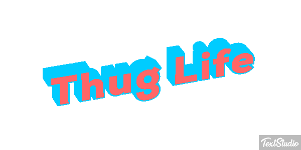 Thug Life Text effect