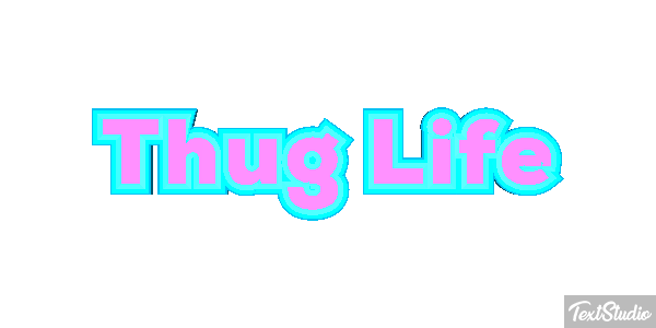 Thug Life Text effect