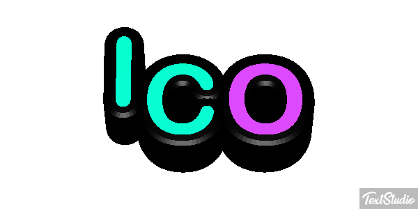 ICO Text effect