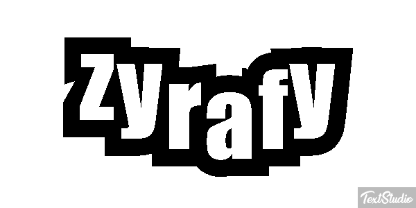żyrafy Efekt tekstowy