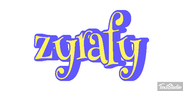 żyrafy Efekt tekstowy