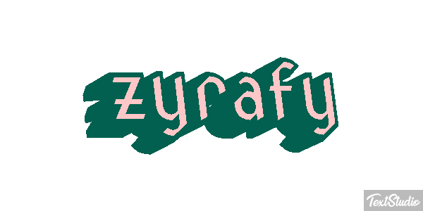 żyrafy Efekt tekstowy