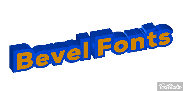 Bevel Fonts Text effect
