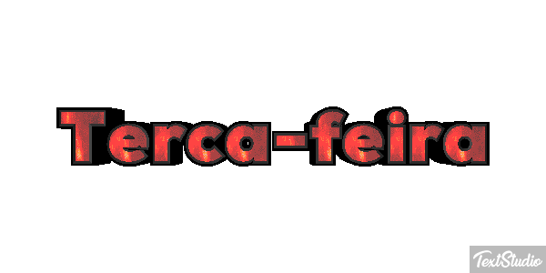 Terça-feira Text effect
