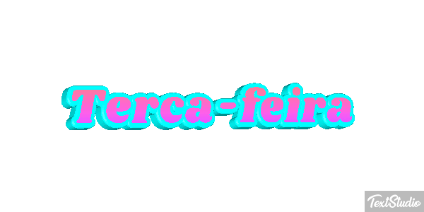Terça-feira Text effect
