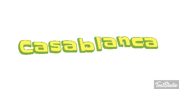Casablanca Effetto testo