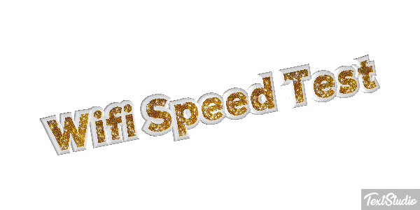 Wifi Speed Test Efeito do texto