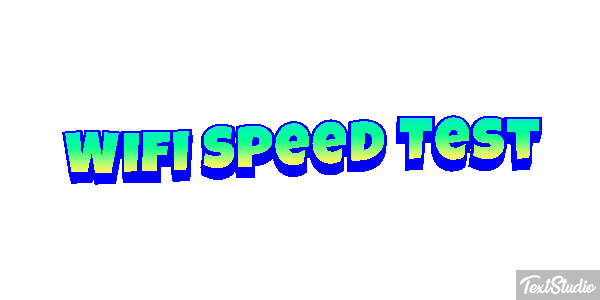 Wifi Speed Test Efeito do texto