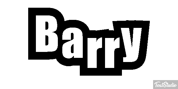 Barry Текстовый эффект