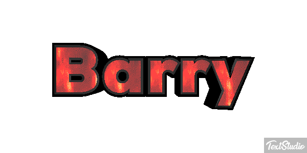 Barry Текстовый эффект