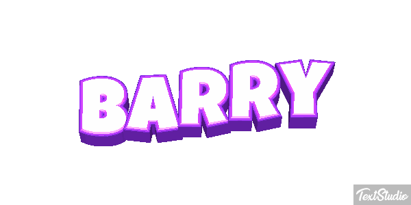Barry Текстовый эффект