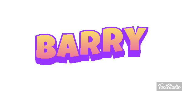 Barry Текстовый эффект