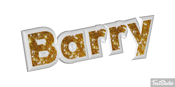 Barry Текстовый эффект