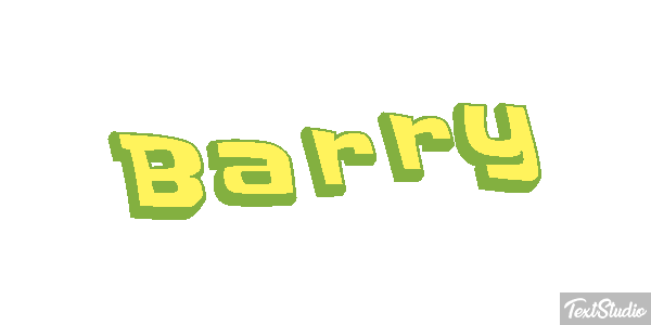 Barry Текстовый эффект