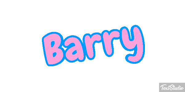Barry Текстовый эффект