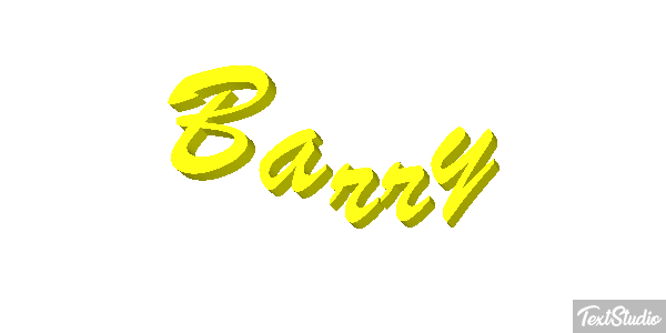 Barry Текстовый эффект