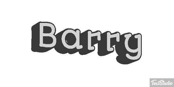 Barry Текстовый эффект