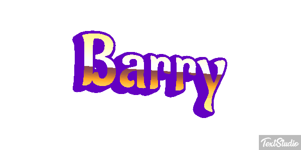Barry Текстовый эффект