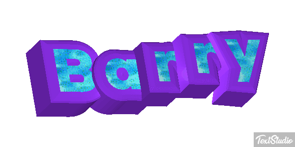 Barry Текстовый эффект