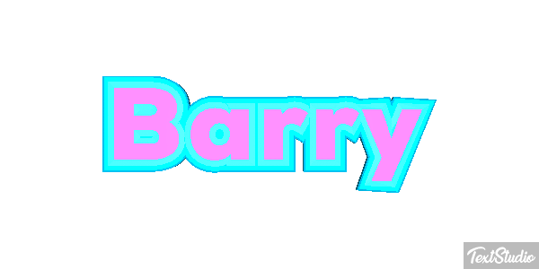 Barry Текстовый эффект