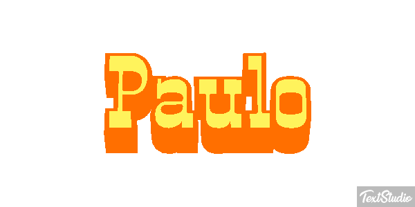 Paulo Efecto de texto