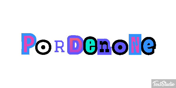 Pordenone Efekt tekstowy