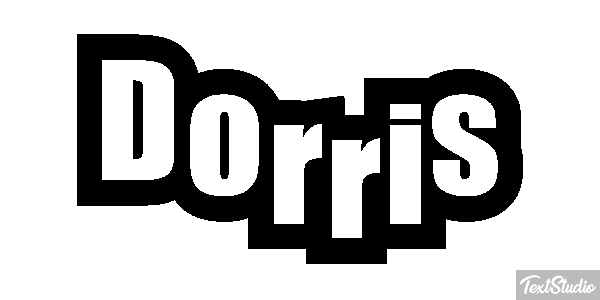 Dorris Текстовый эффект