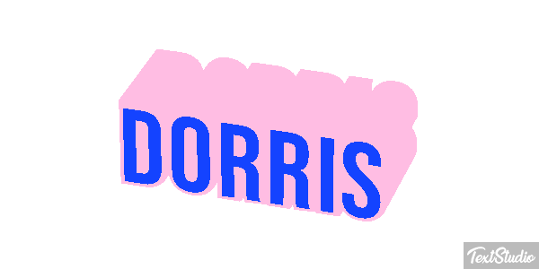 Dorris Текстовый эффект