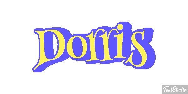 Dorris Текстовый эффект