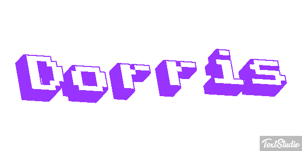 Dorris Текстовый эффект