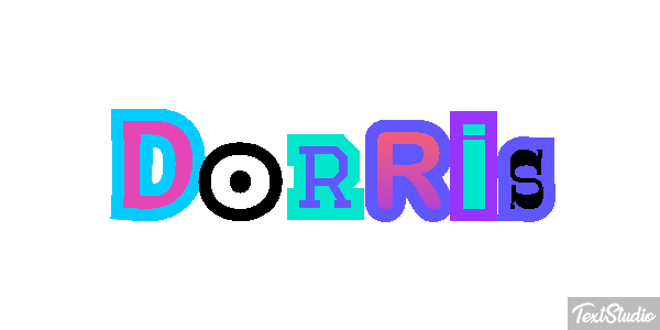 Dorris Текстовый эффект