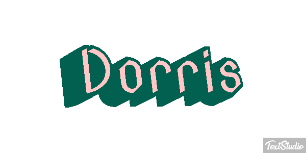 Dorris Текстовый эффект