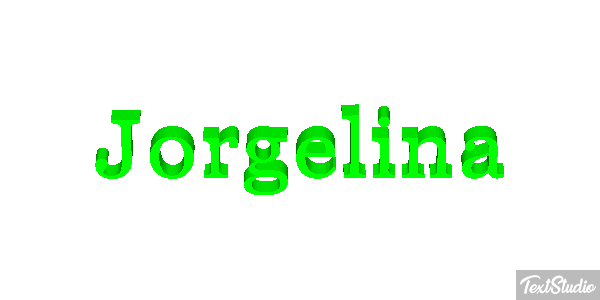 Jorgelina Efecto de texto