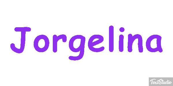 Jorgelina Efecto de texto